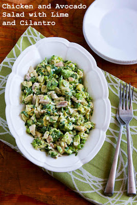 Chicken and Avocado Salad with Lime and Cilantro
