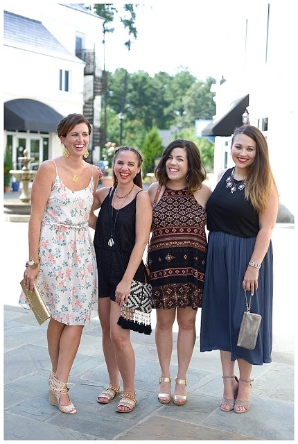 four women with their hair and makeup done in Parlor North Raleigh four women with their hair and makeup done in Parlor North Raleigh