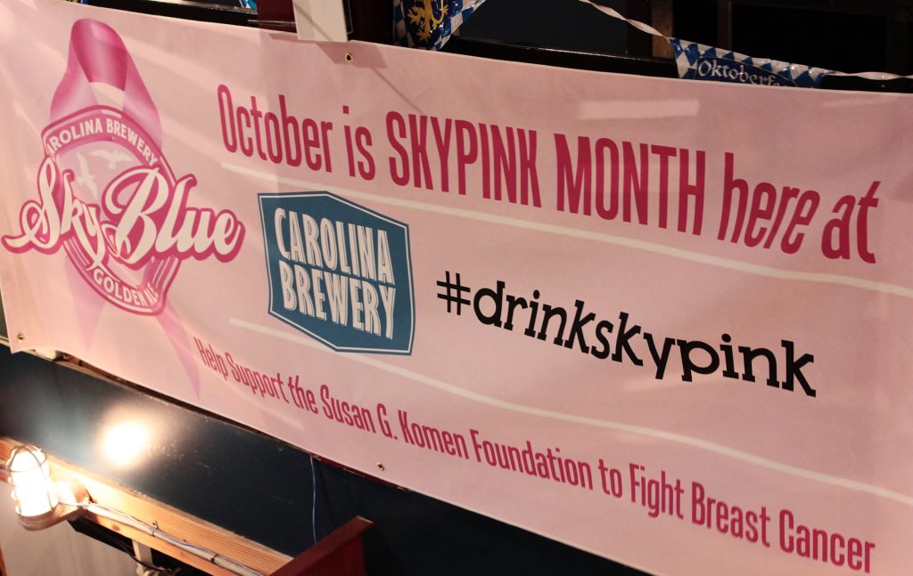 Breast Cancer Awareness Month with Carolina Brewery