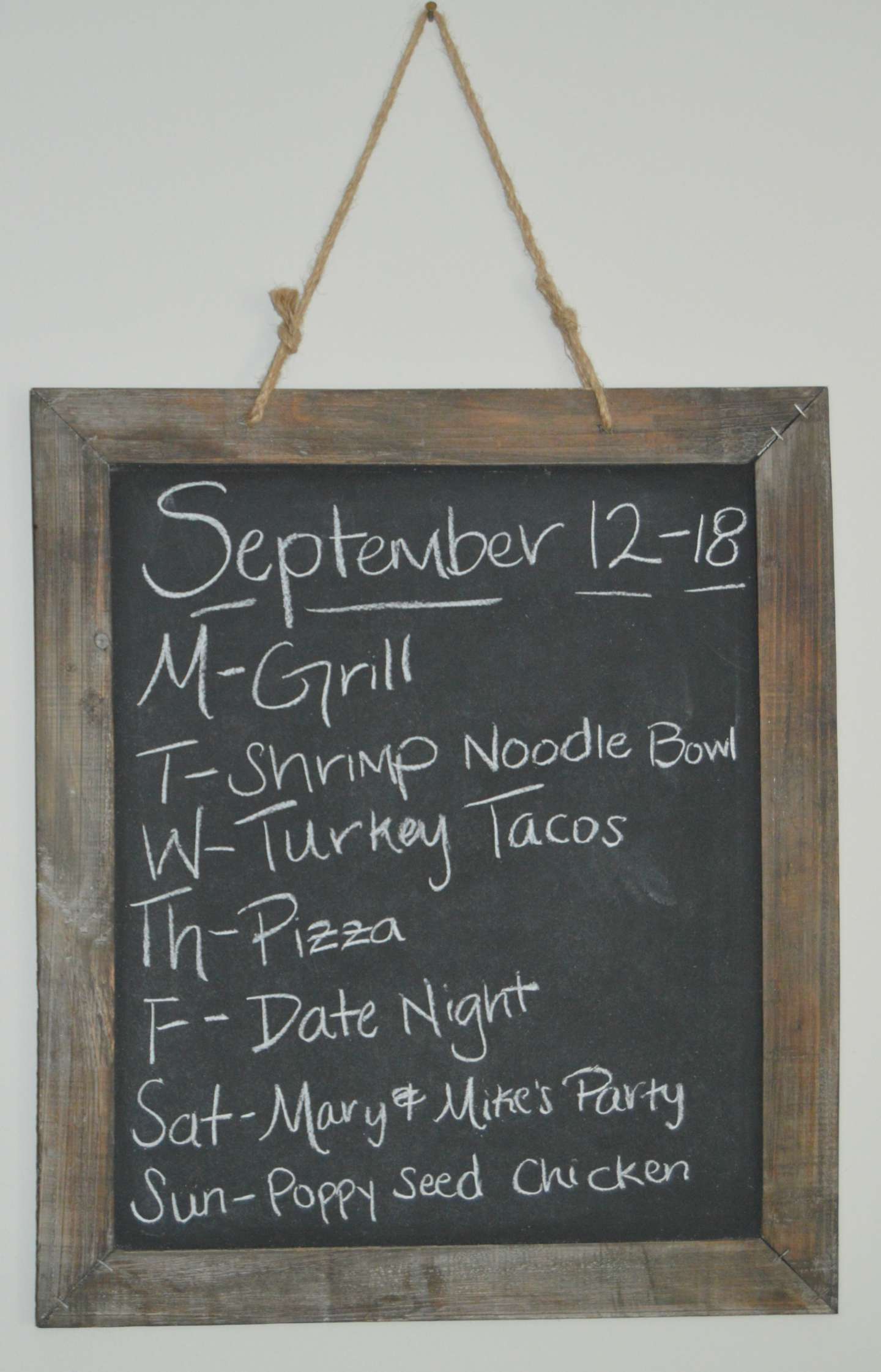 How I Meal Plan Each Week