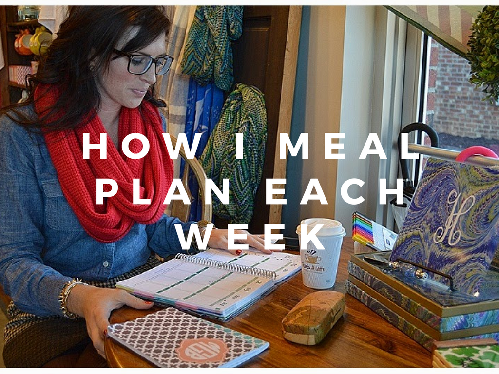 How I Meal Plan Each Week