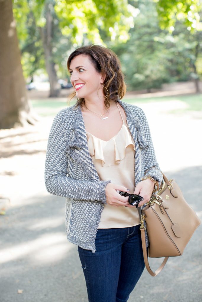 Silver, Gold, and a Tweed Jacket for Fall