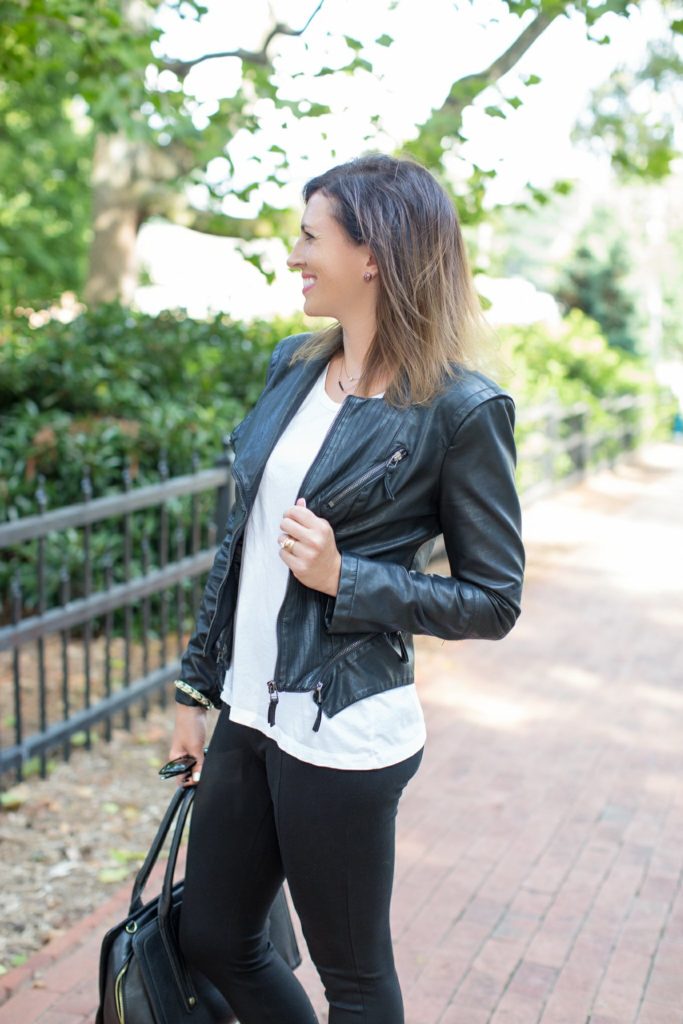 Faux Leather and Suede