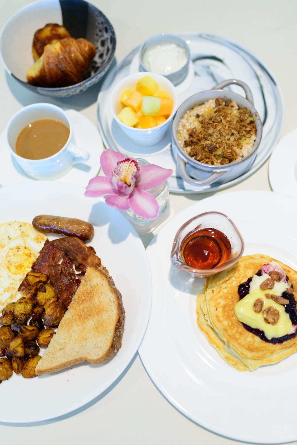 Fearrington House Inn breakfast spread Fearrington House Inn breakfast spread