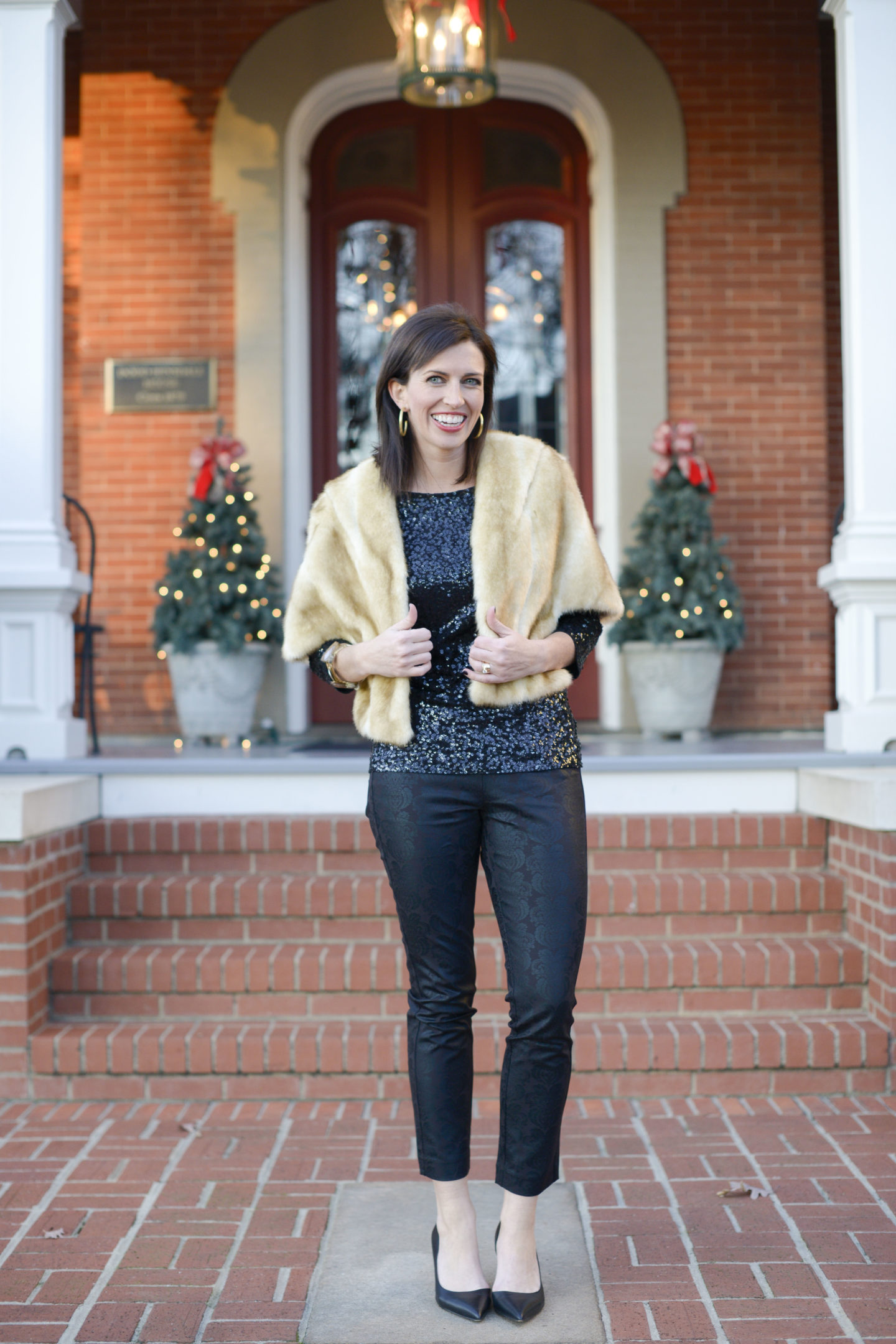 Sequins & Fur for New Year's Eve
