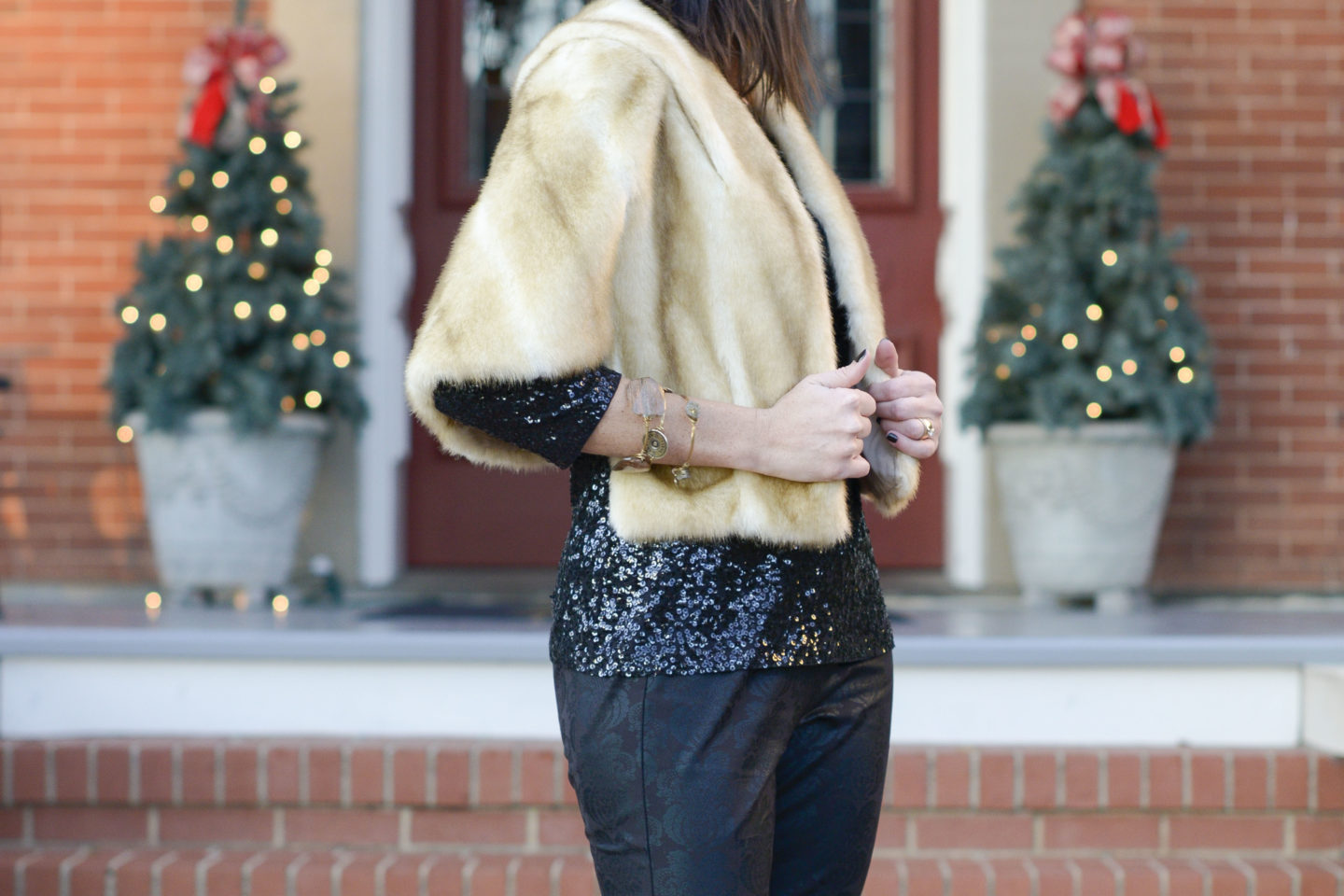 Sequins & Fur for New Year's Eve