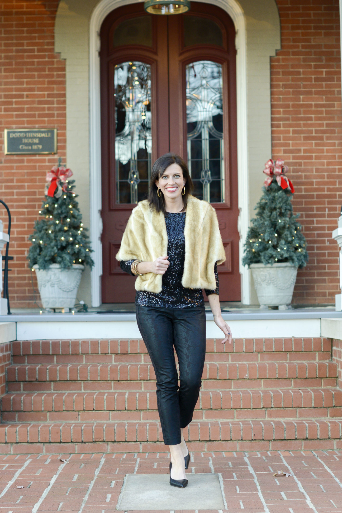 Sequins & Fur for New Year's Eve