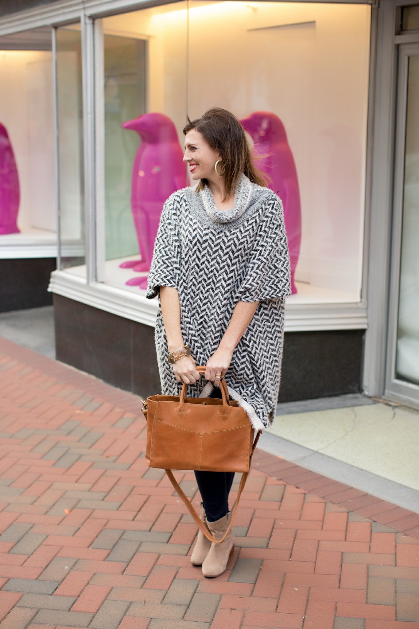 Cowl Neck Sweater for Exploring 21c Museum Hotel