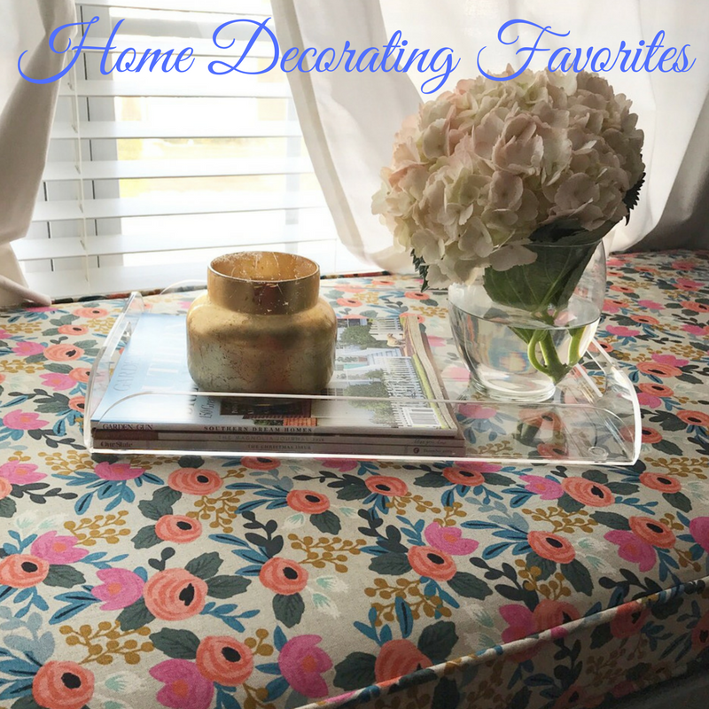 Current Home Decorating Favorites