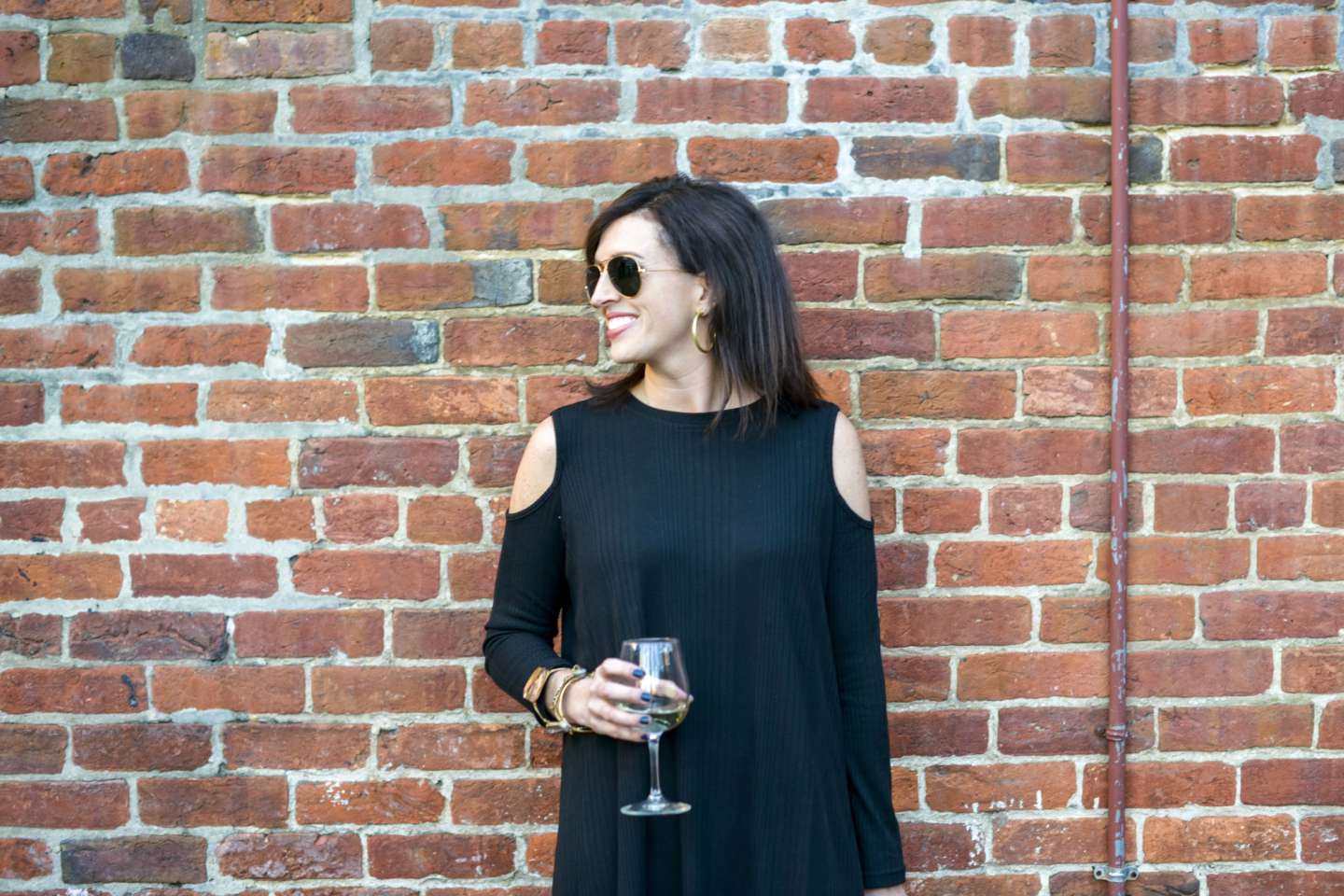 Cold Shoulder Dress for Max's on Broad - I'm Fixin' To - @mbg0112