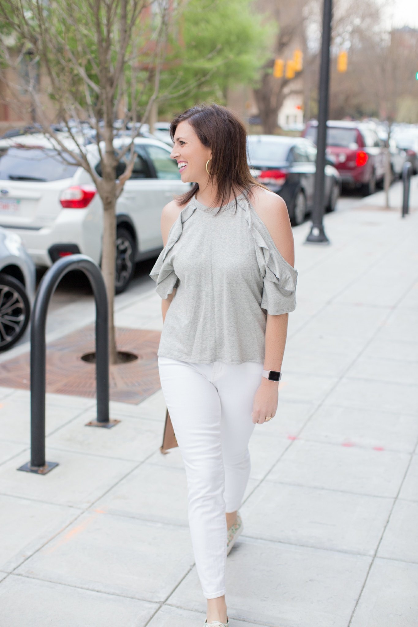 Cold Shoulder + Ruffles - I'm Fixin' To - @mbg0112