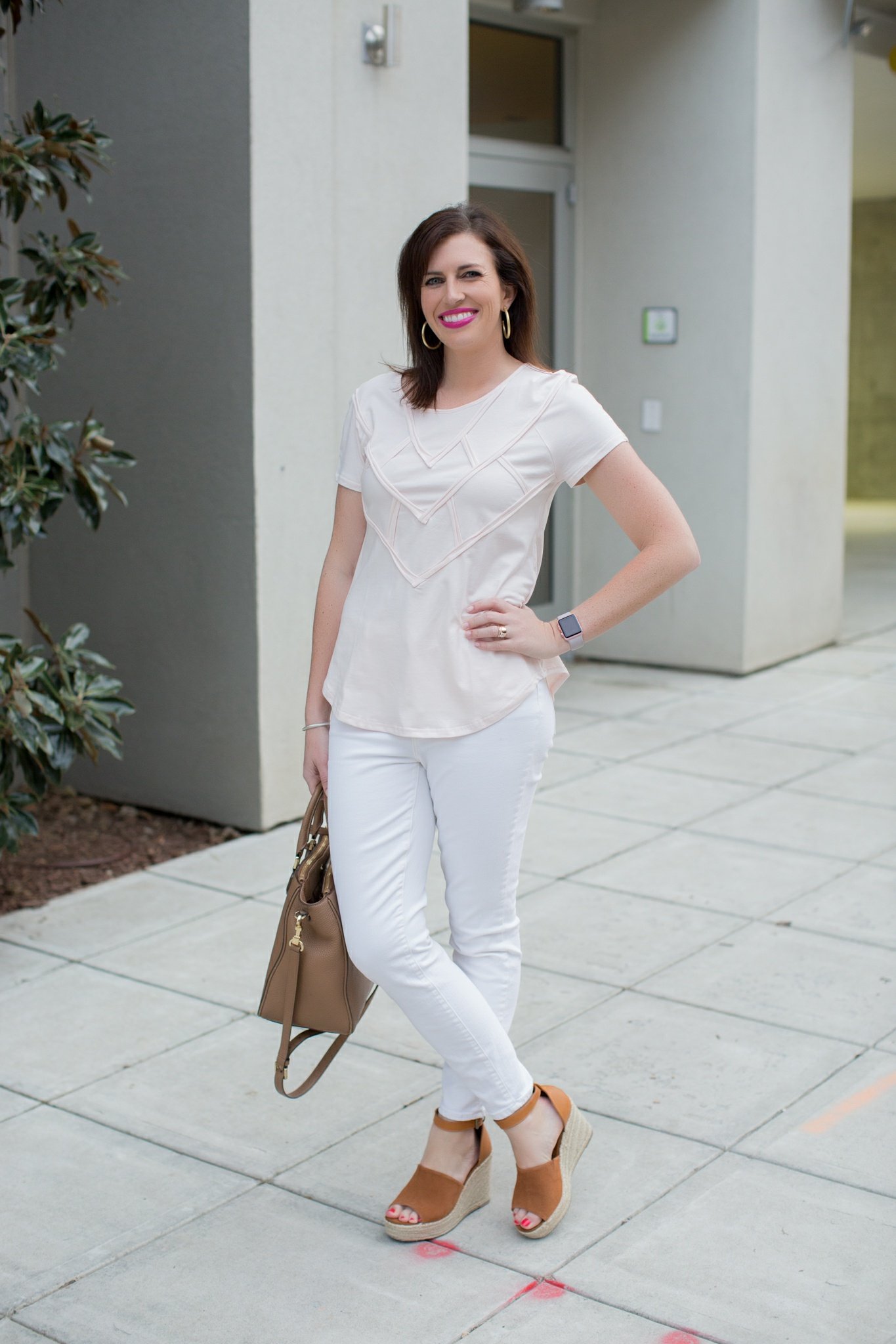 My Favorite Pink Top Styled Two Ways - I'm Fixin' To - @mbg0112