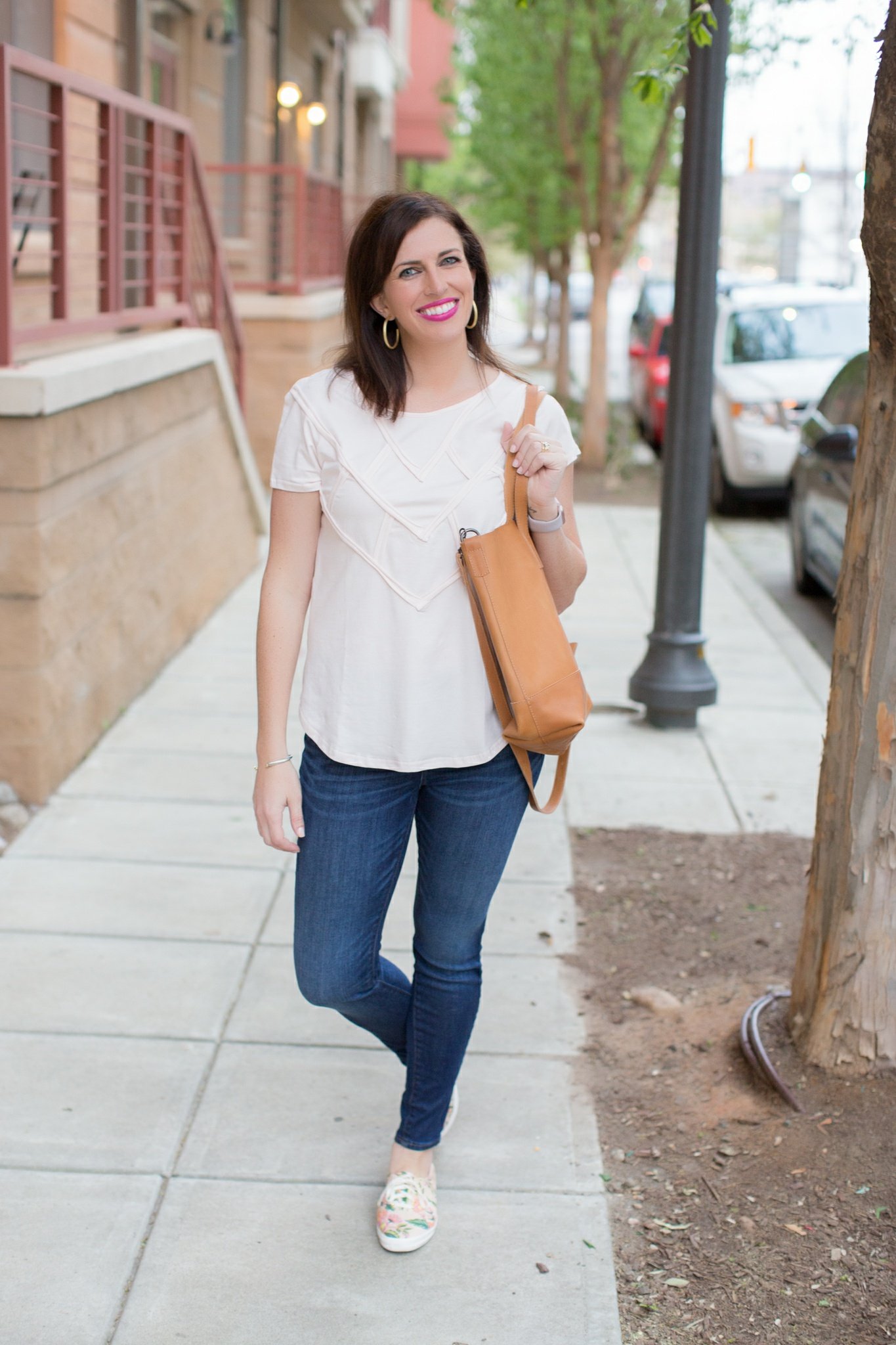 My Favorite Pink Top Styled Two Ways - I'm Fixin' To - @mbg0112