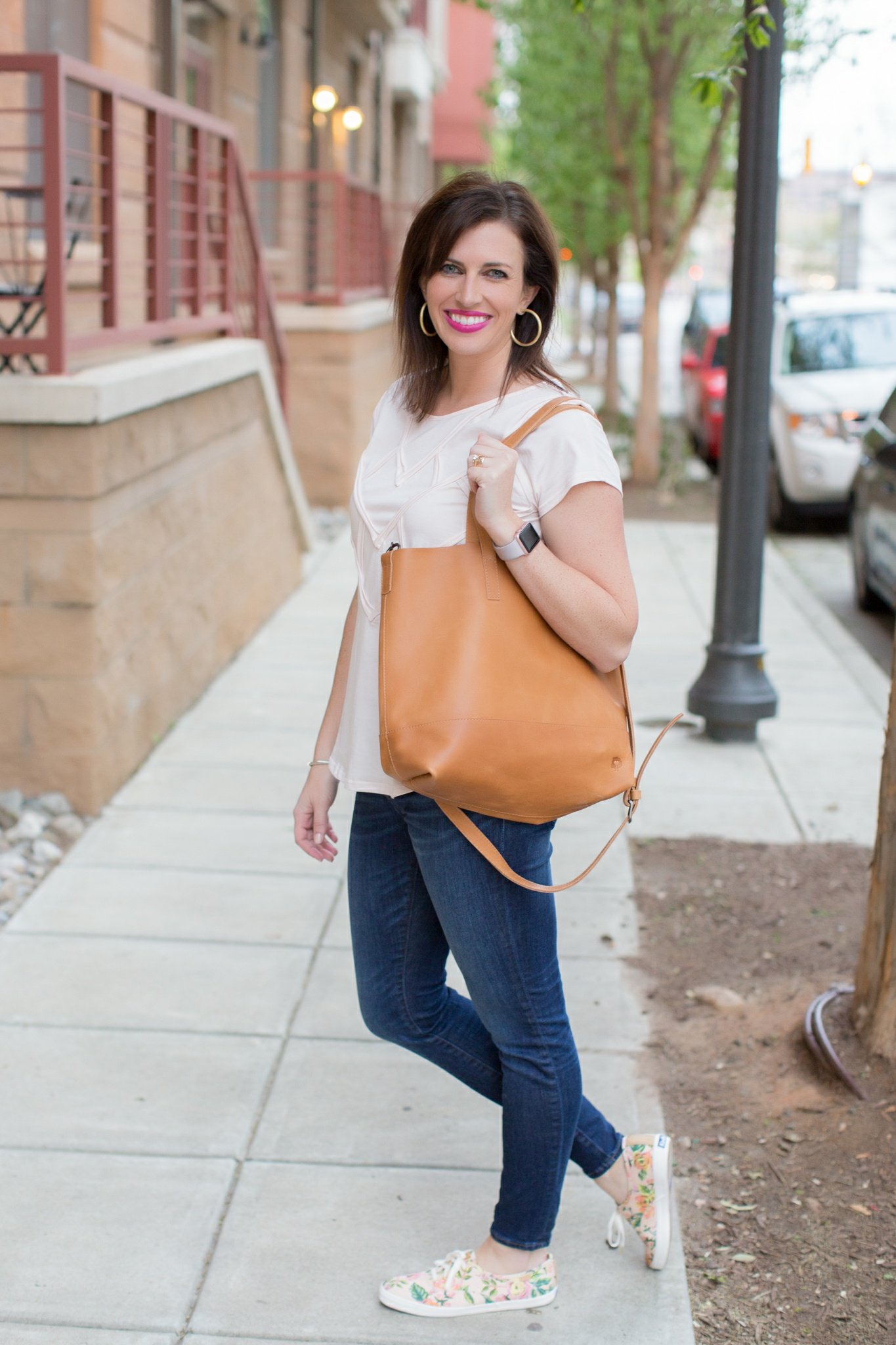 My Favorite Pink Top Styled Two Ways - I'm Fixin' To - @mbg0112