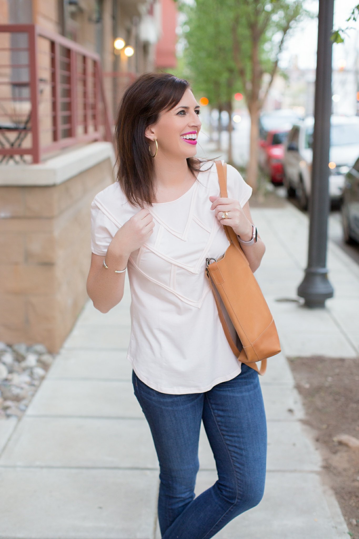 My Favorite Pink Top Styled Two Ways - I'm Fixin' To - @mbg0112