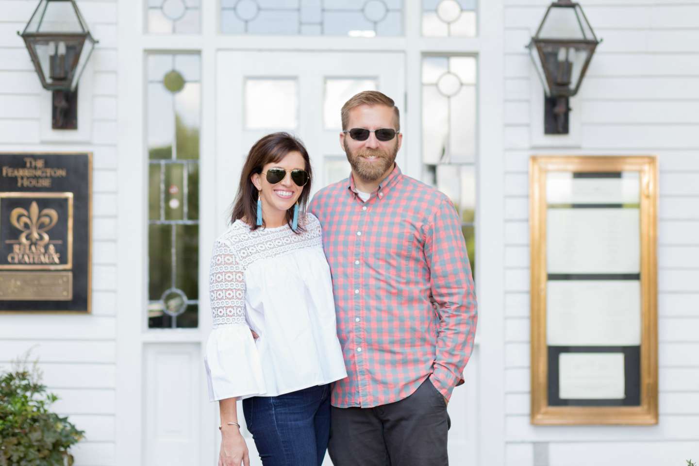 White Lace Top for Date Night at Fearrington Village - I'm Fixin' To - @mbg0112