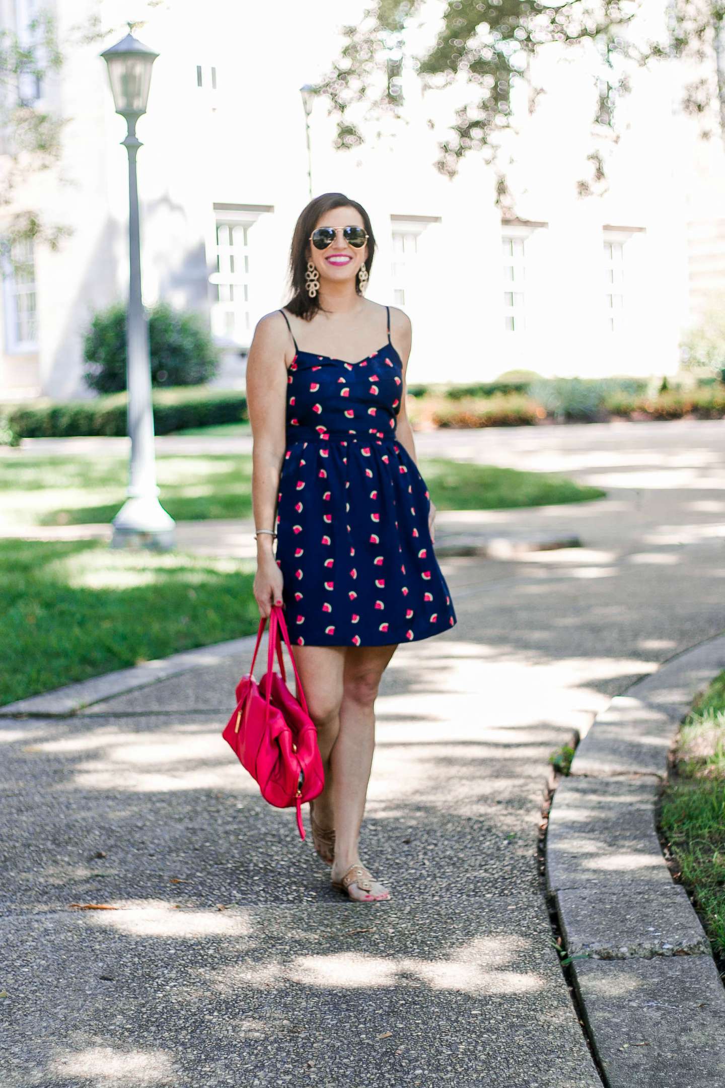 The Best Watermelon Dress for National Watermelon Day by NC fashion blogger I'm Fixin' To