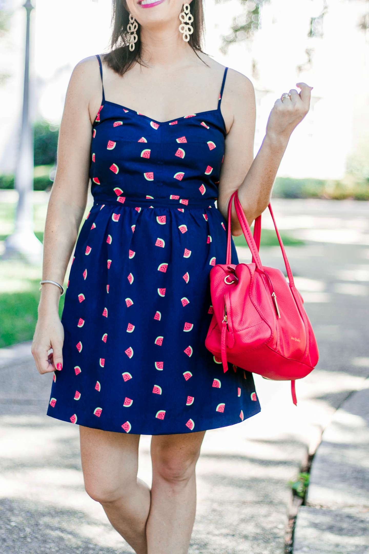 The Best Watermelon Dress for National Watermelon Day by NC fashion blogger I'm Fixin' To
