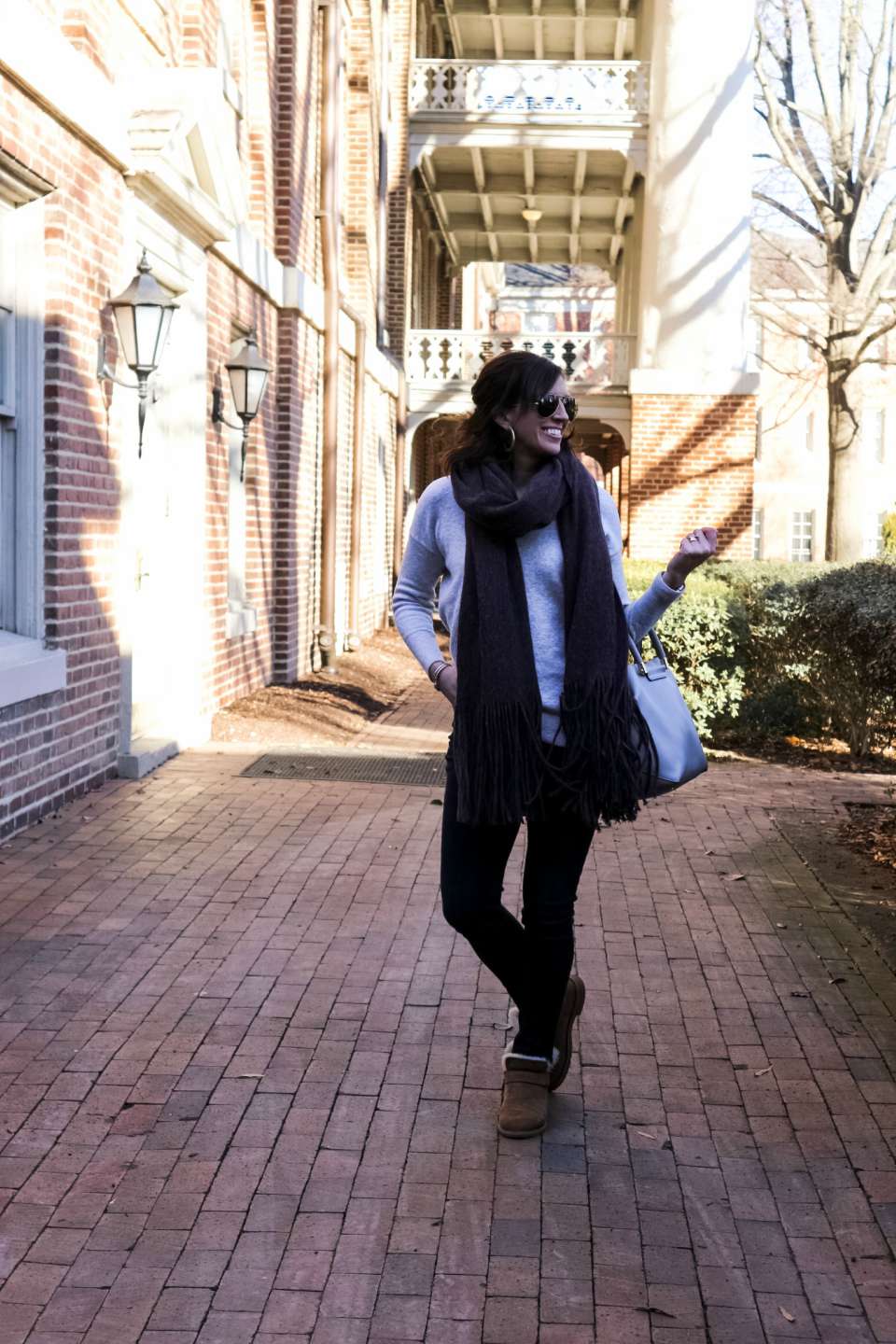 My Favorite Gray Tops for Weekend Wear - I'm Fixin' To - @mbg0112