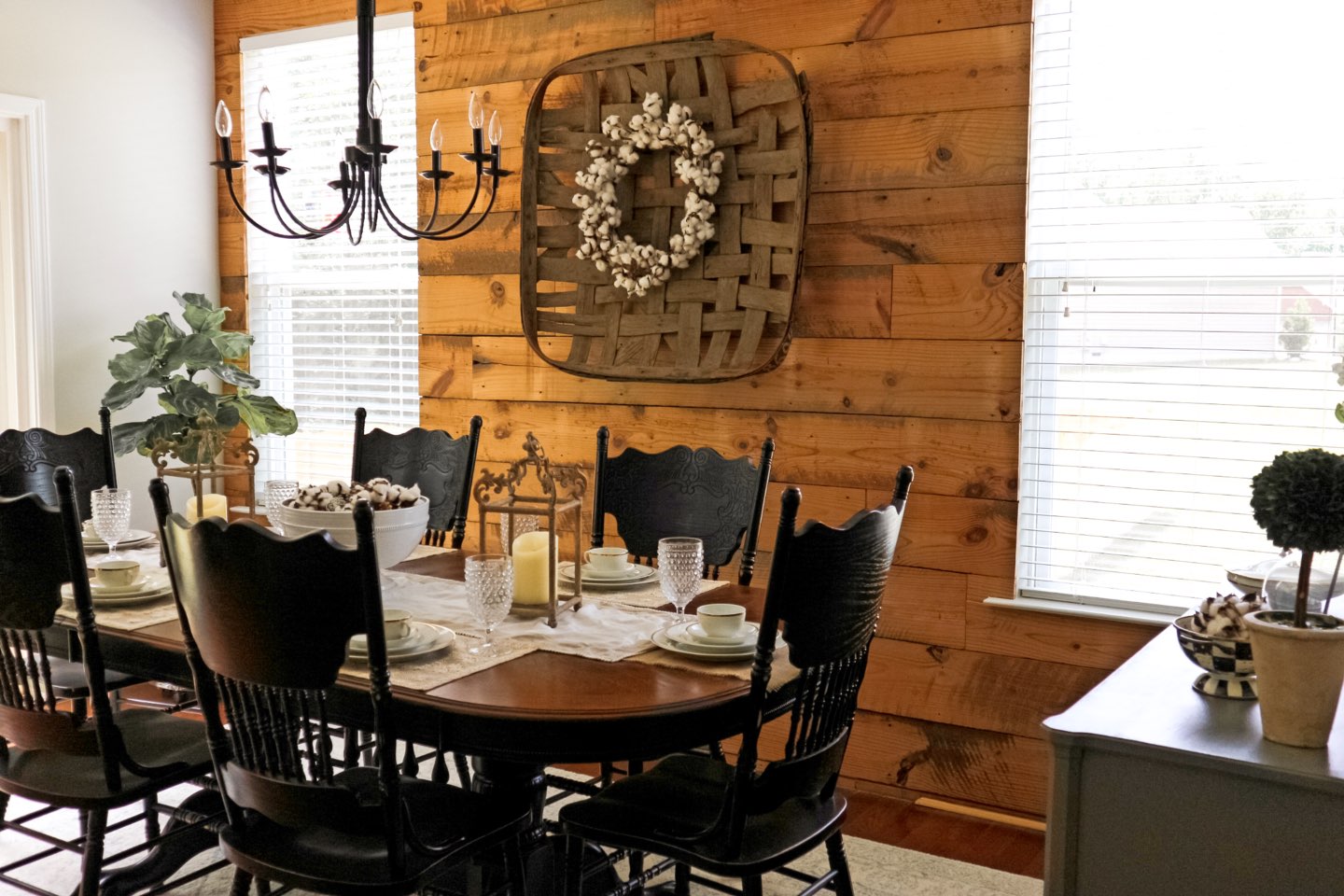 How to Install a Reclaimed Wood Wall - I'm Fixin' To - @mbg0112
