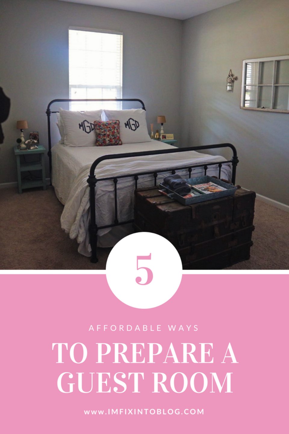 5 Ways to Prepare a Guest Room - I'm Fixin' To - @mbg0112