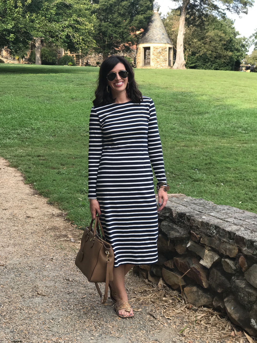 Building Your Spring Wardrobe Capsule - I'm Fixin' To - @mbg0112 | | Spring wardrobe capsule essentials featured by top US fashion blog, I'm Fixin' To: striped maxi dress
