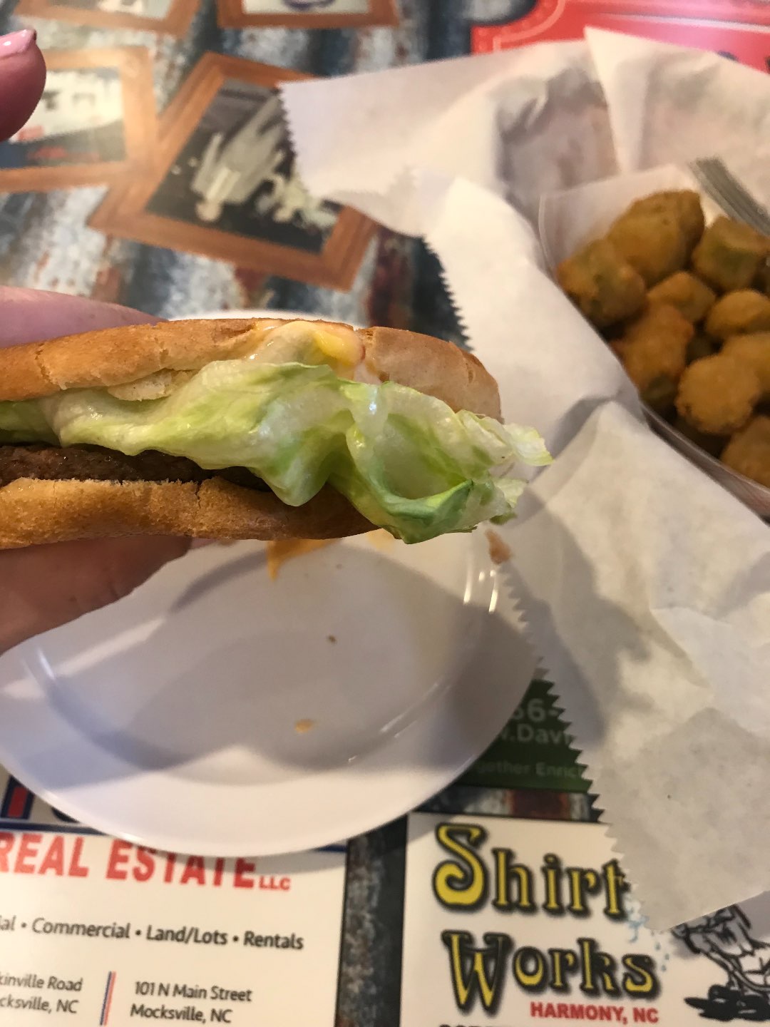 Top 10 Best Burgers in North Carolina - I'm Fixin' To - @mbg0112 | Best Burgers in North Carolina featured by top North Carolina blog, I'm Fixin' To: Miller's Restaurant in Mocksville