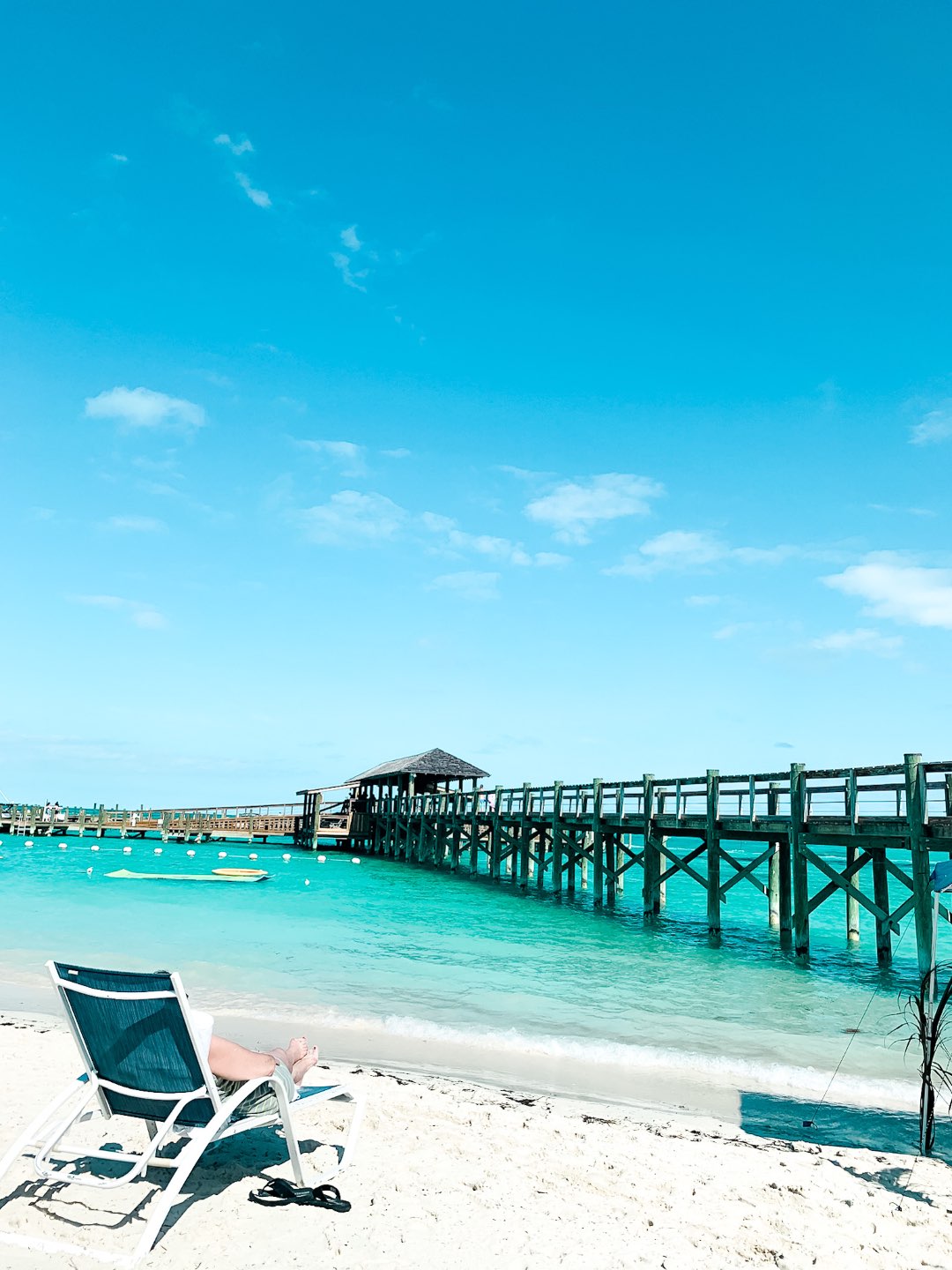 Warming Up in the Bahamas: the Best Things to Do at Baha Mar - I'm Fixin' To - @mbg0112 | Warming Up in the Bahamas: the Best Things to Do in Baha Mar by popular North Carolina travel blog, I'm Fixin' To: image of an ocean pier. 