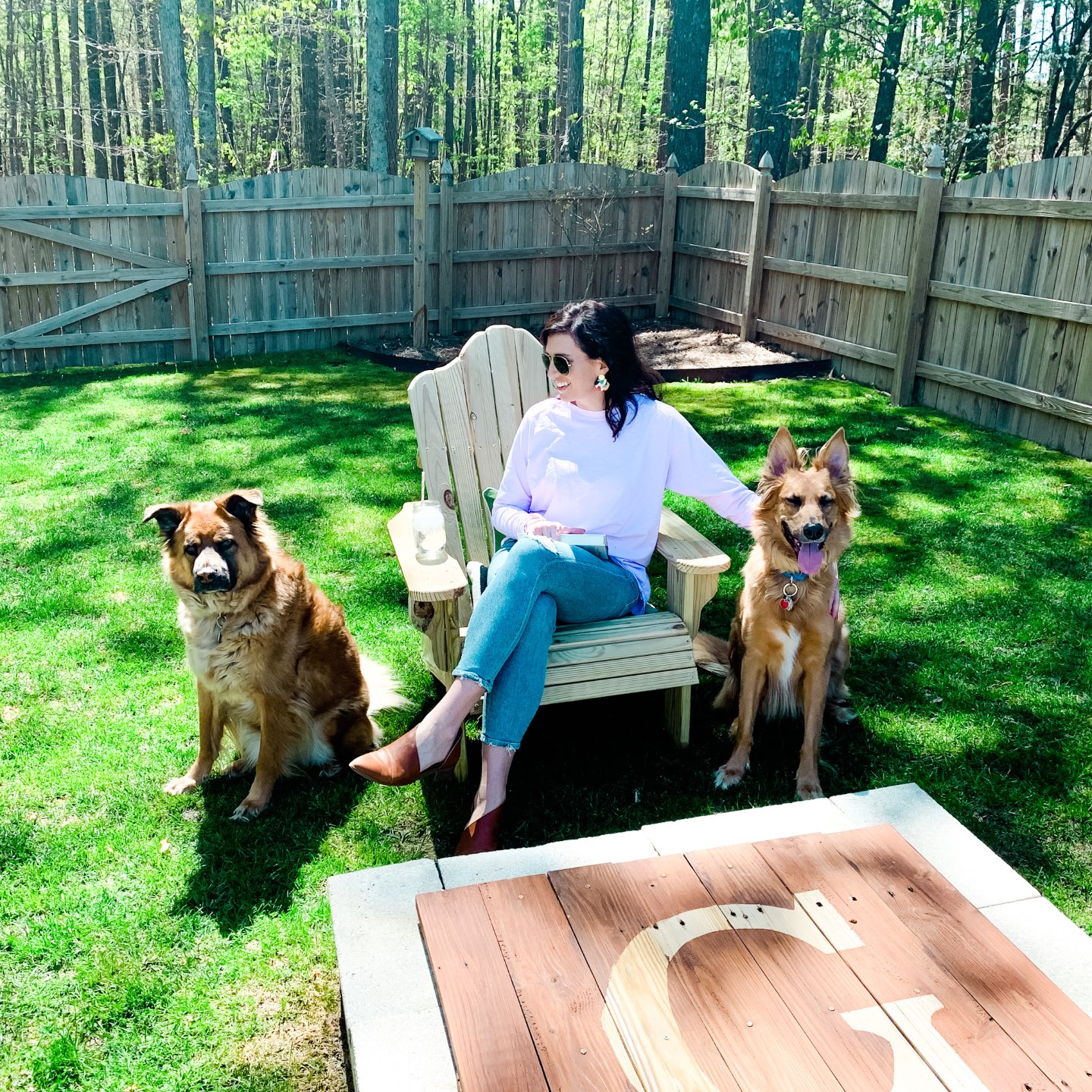 Recent Purchases by popular N.C. life and style blog, I'm Fixin' To: image of a woman wearing a We The Free Arden Tee. 