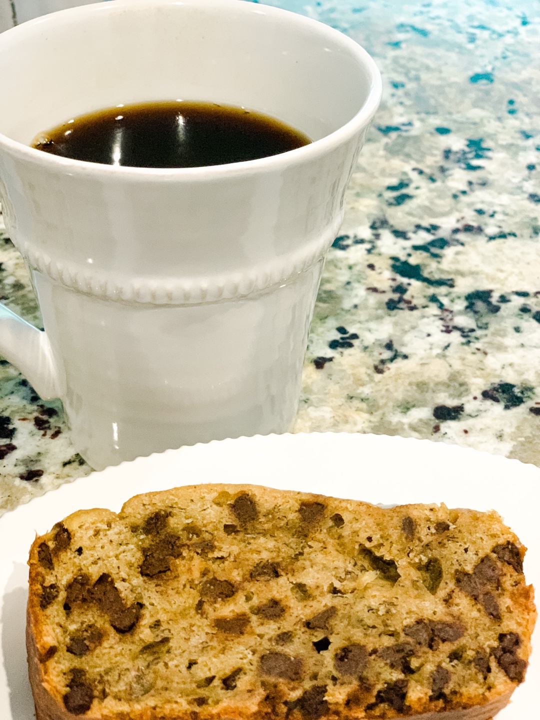 7 Recipes I Have Tried During Quarantine - I'm Fixin' To - @mbg0112 | Easy Recipes for Two by popular North Carolina lifestyle blog, I'm Fixin' To: image of banana bread and a cup of coffee.