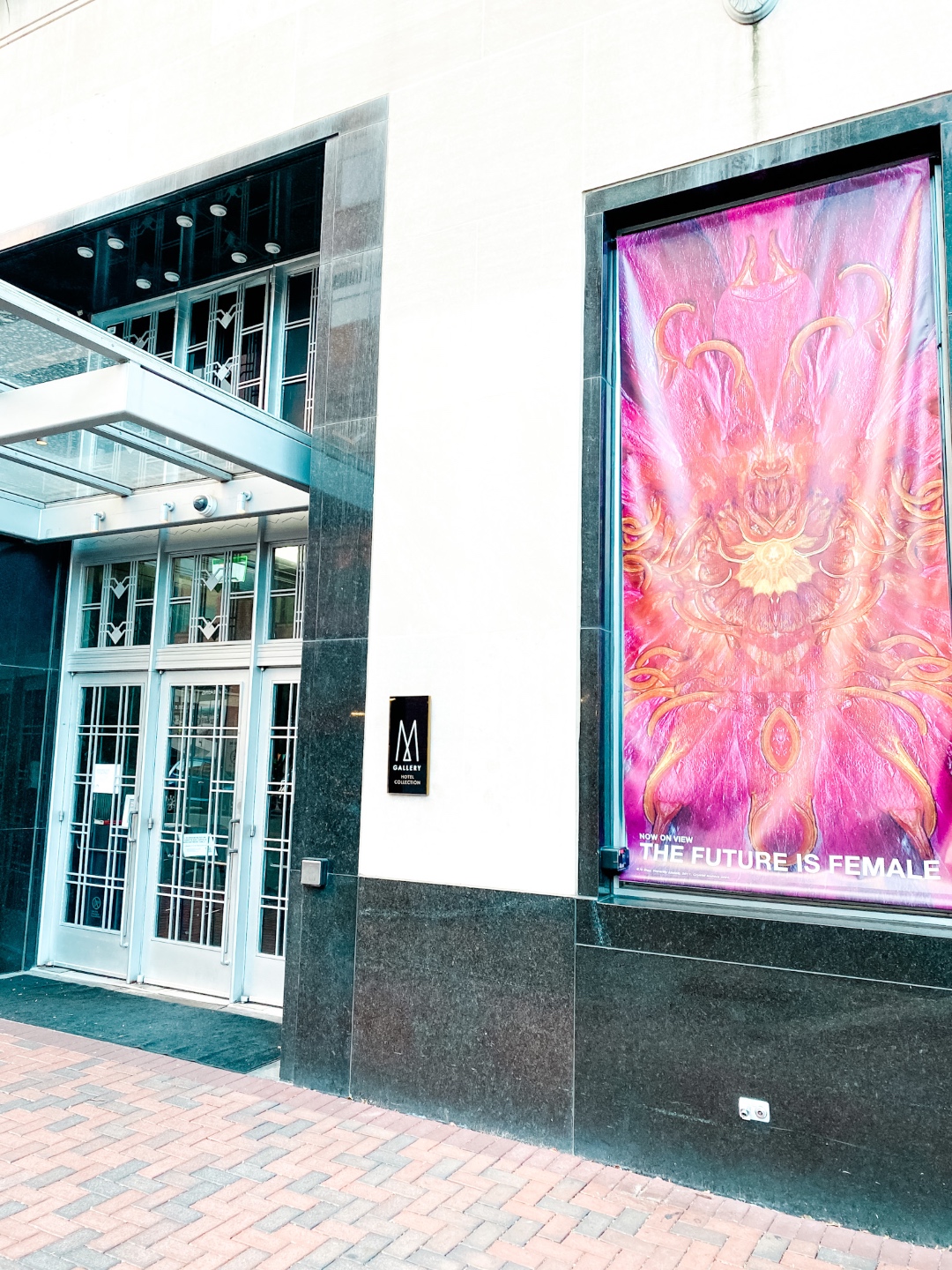 Date Night at the The Streetery in Downtown Durham - I'm Fixin' To - @mbg0112 |The Streetery in Downtown Durham by popular N.C. blog, I'm Fixin' To: image of the M Gallery. 