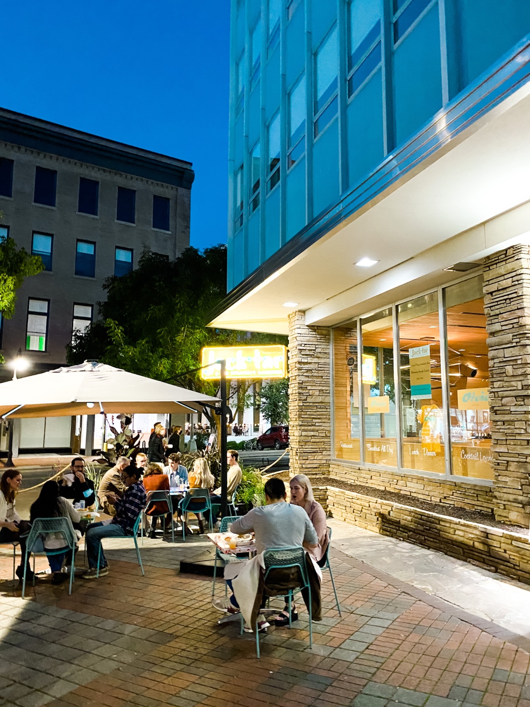 Date Night at the The Streetery in Downtown Durham - I'm Fixin' To - @mbg0112 |The Streetery in Downtown Durham by popular N.C. blog, I'm Fixin' To: image of Jack Tar. 