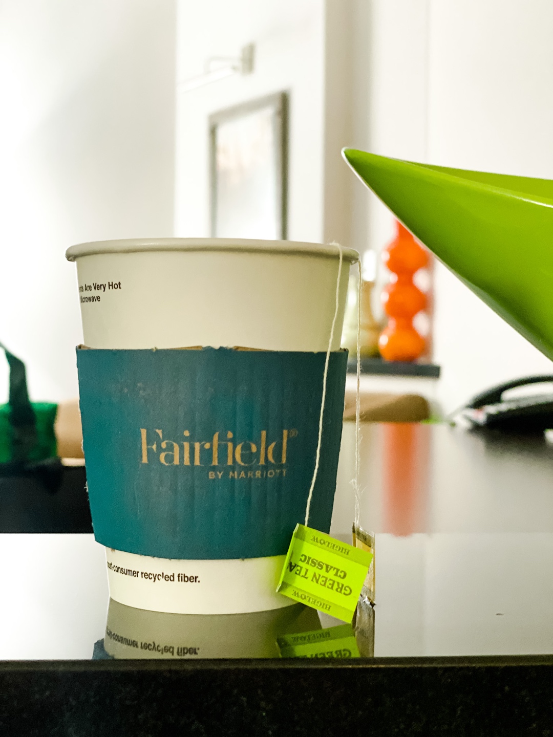 Western NC Wineries: 6 Wineries to Visit During your Next Girls' Weekend - I'm Fixin' To - @mbg0112 |Western NC Wineries by popular NC blog, I'm Fixin' To: image of a Fairfield Inn and Suites coffee cup. 