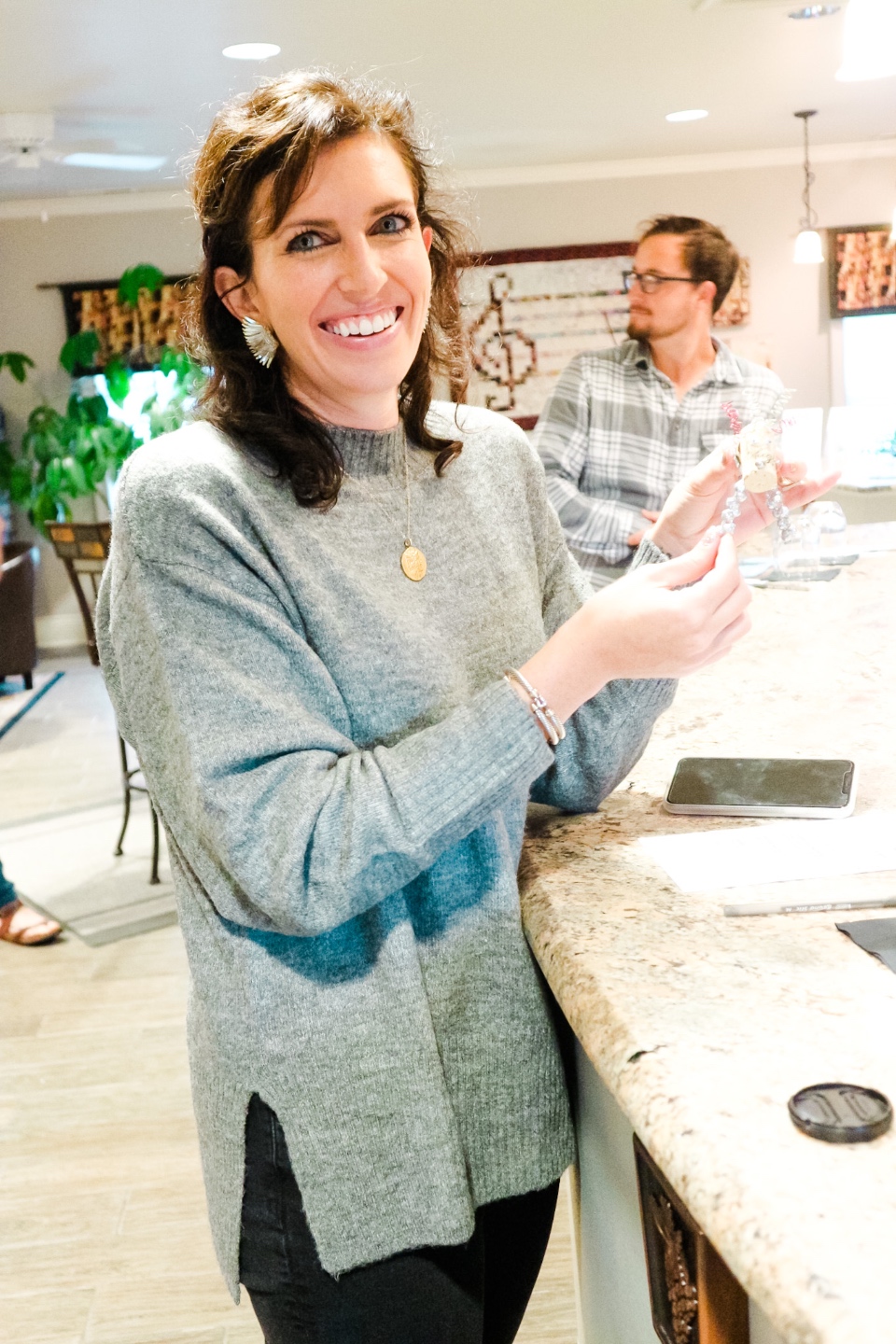 Western NC Wineries: 6 Wineries to Visit During your Next Girls' Weekend - I'm Fixin' To - @mbg0112 |Western NC Wineries by popular NC blog, I'm Fixin' To: image of a woman at Adagio Vineyards. 