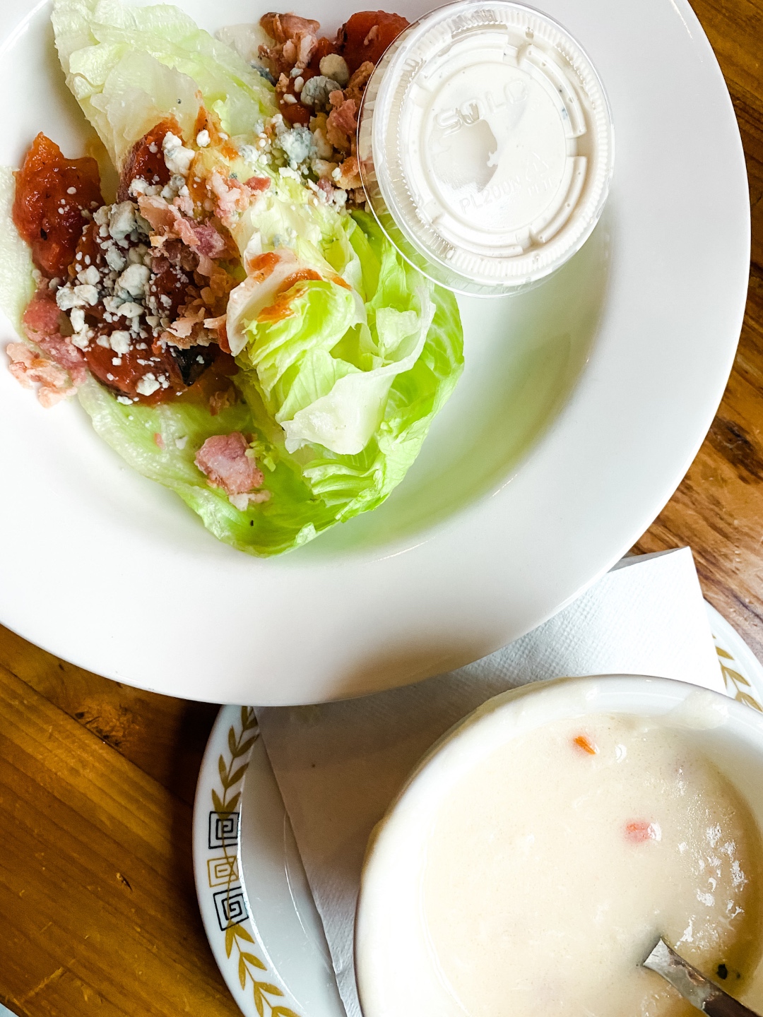 Western NC Wineries: 6 Wineries to Visit During your Next Girls' Weekend - I'm Fixin' To - @mbg0112 |Western NC Wineries by popular NC blog, I'm Fixin' To: image of salad at Southern on main. 