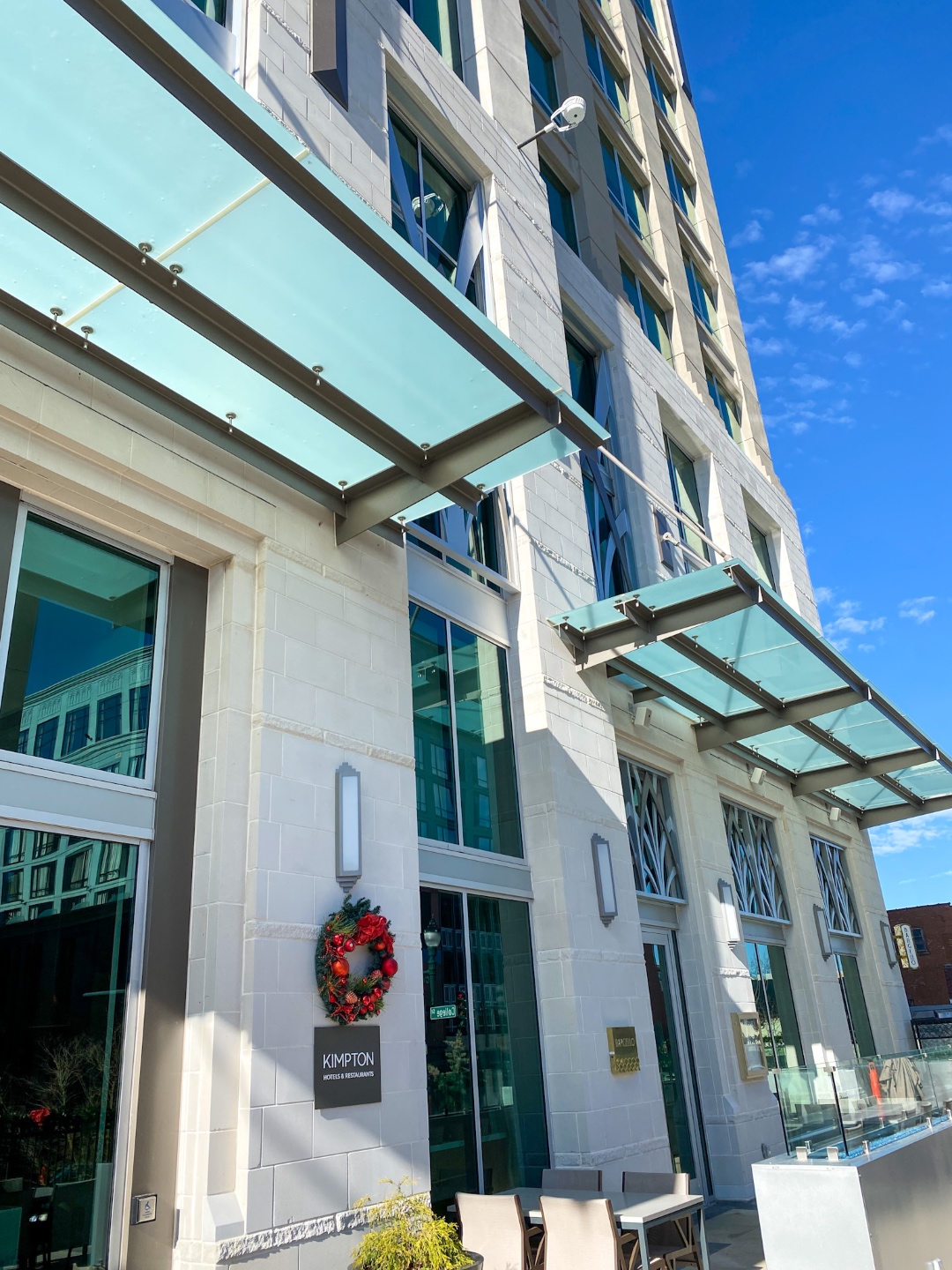 Christmas in Asheville: a Weekend Getaway During the Holidays - I'm Fixin' To - @imfixintoblog | Christmas in Asheville NC by popular NC lifestyle blog, I'm Fixin' To: image of the Kimpton hotel.  