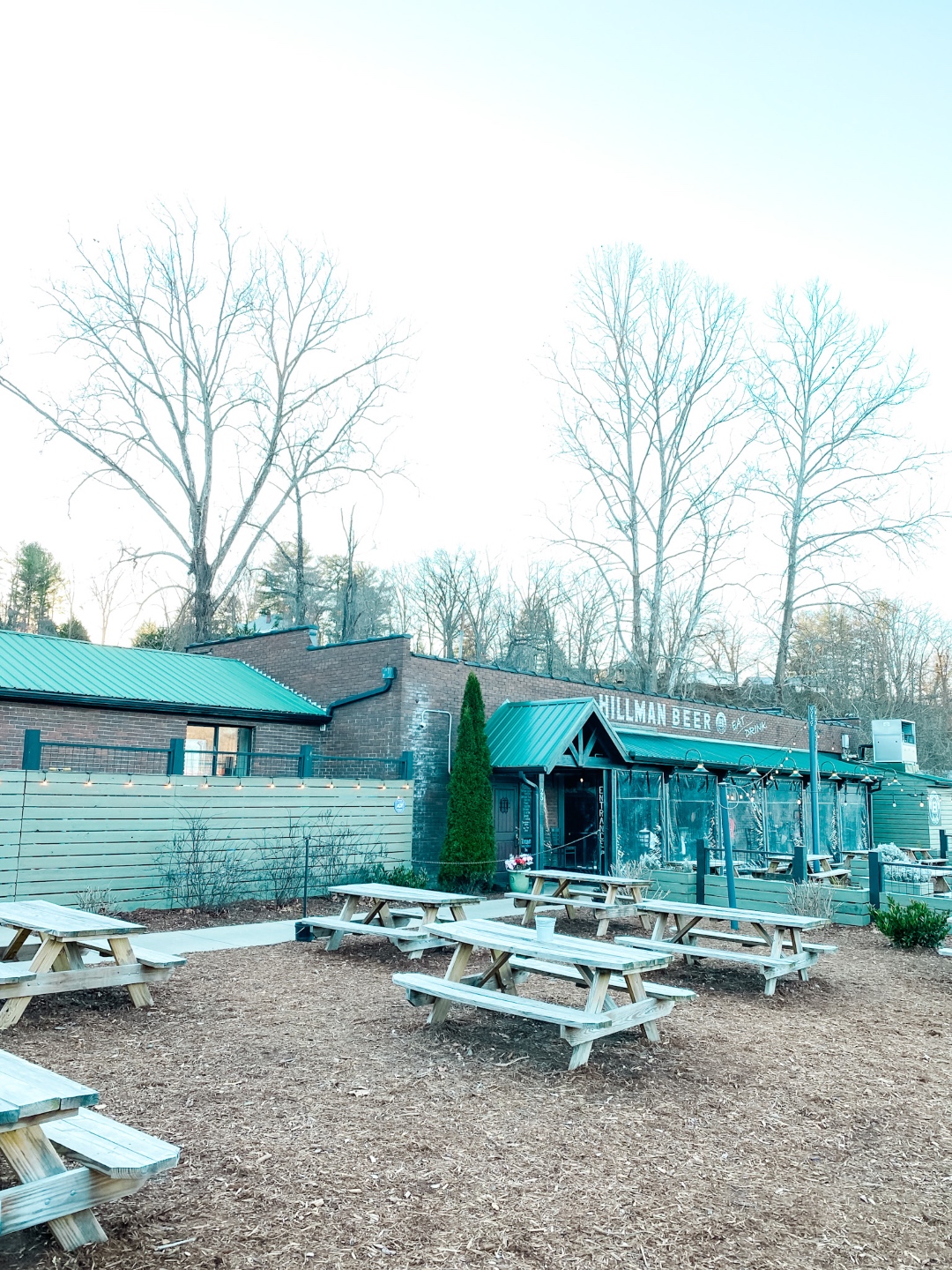 Christmas in Asheville: a Weekend Getaway During the Holidays - I'm Fixin' To - @imfixintoblog |Christmas in Asheville NC by popular NC lifestyle blog, I'm Fixin' To: image of Hillman Beer. 