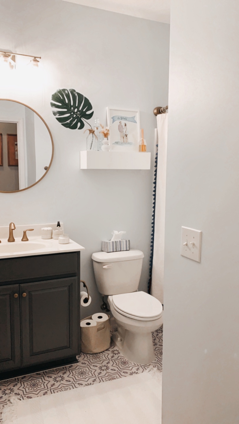 Top 10 2020 Best Sellers from I'm Fixin' To - I'm Fixin' To - @imfixintoblog |2020 Best Sellers by popular NC life and style blog, I'm Fixin' To: image of grey and white tile stickers. 