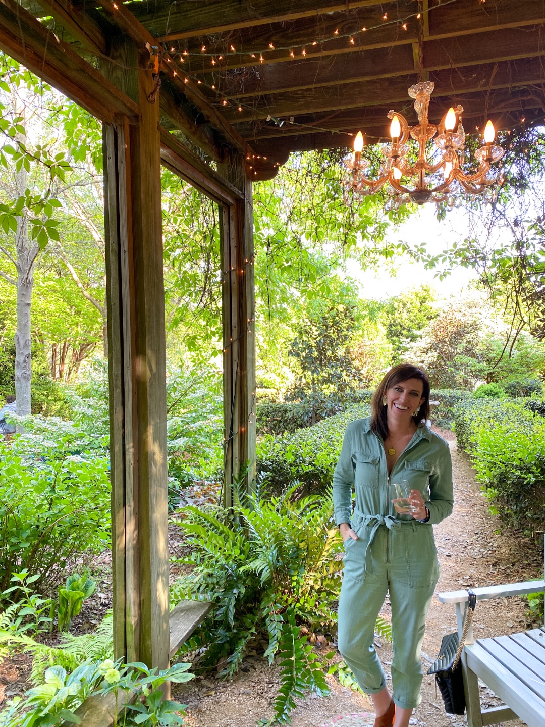 Top 7 Best Patios in Charlotte, NC featured by top NC lifestyle blogger, I'm Fixin' To: Rosie's Coffee and Wine Garden