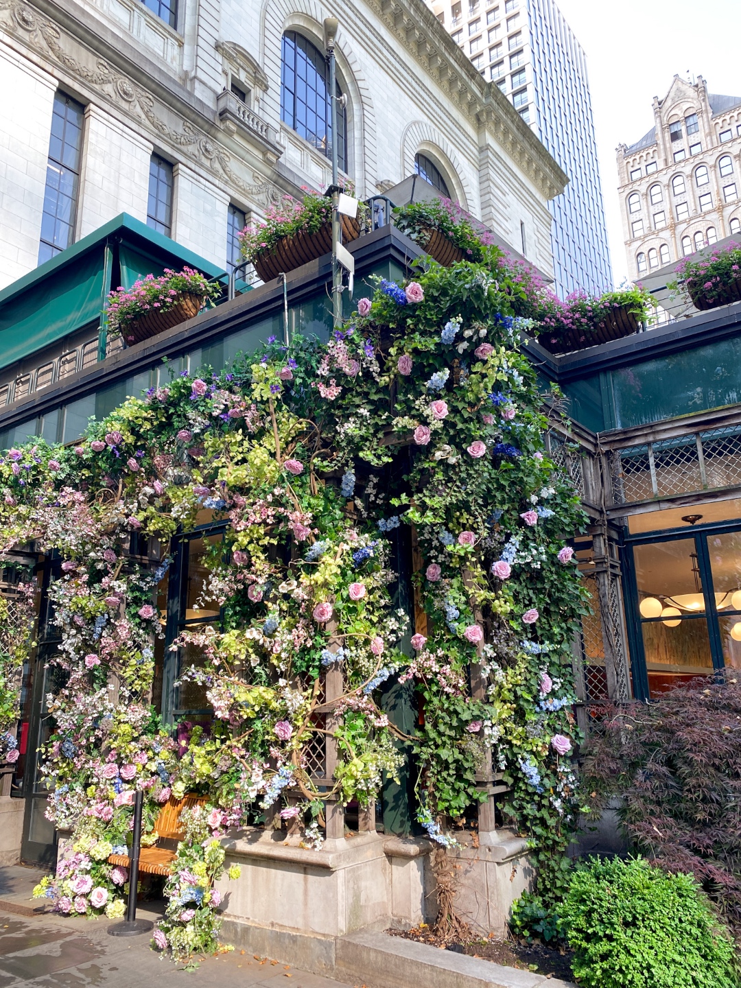 NYC Summer Weekend: Things to Do in NYC in the Summer - I'm Fixin' To - @imfixintoblog | NYC Summer Weekend by popular NC travel blog, I'm Fixin' To: image of Bryant Park Cafe. 