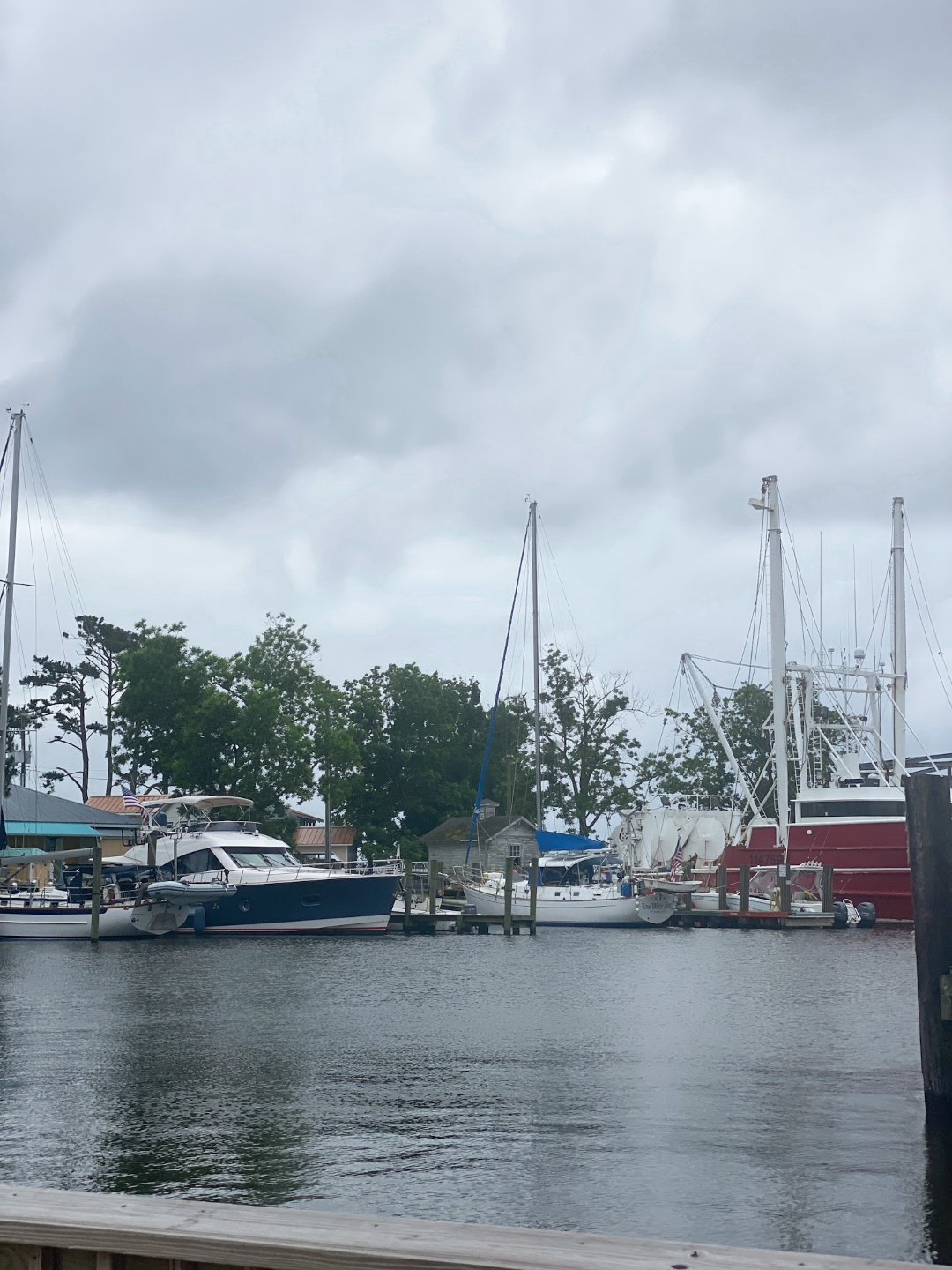 An Update on My North Carolina 100 County Tour - I'm Fixin' To - @imfixintoblog | Things to do in North Carolina by popular NC travel blog, I'm Fixin' To: image of boats docked in a harbor. 