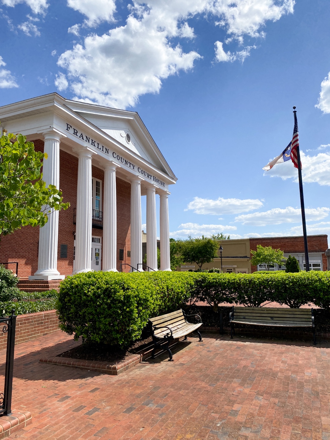 An Update on My North Carolina 100 County Tour - I'm Fixin' To - @imfixintoblog | Things to do in North Carolina by popular NC travel blog, I'm Fixin' To: image of Franklin County courthouse. 