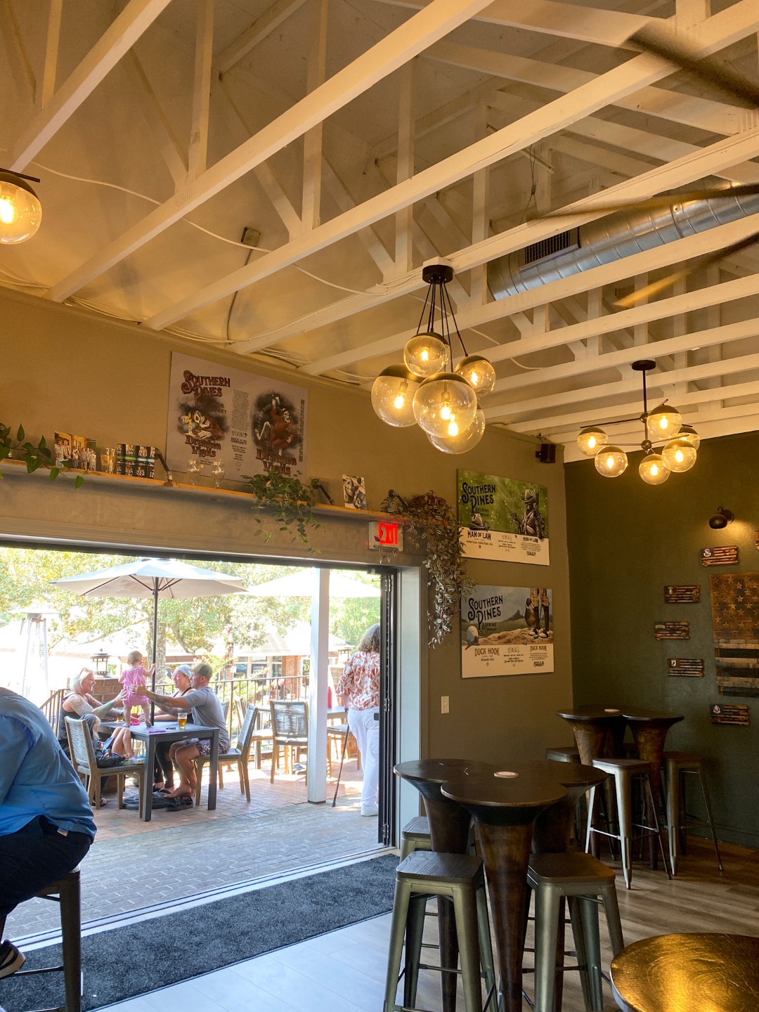 Southern Pines brewing company interior Southern Pines brewing company interior