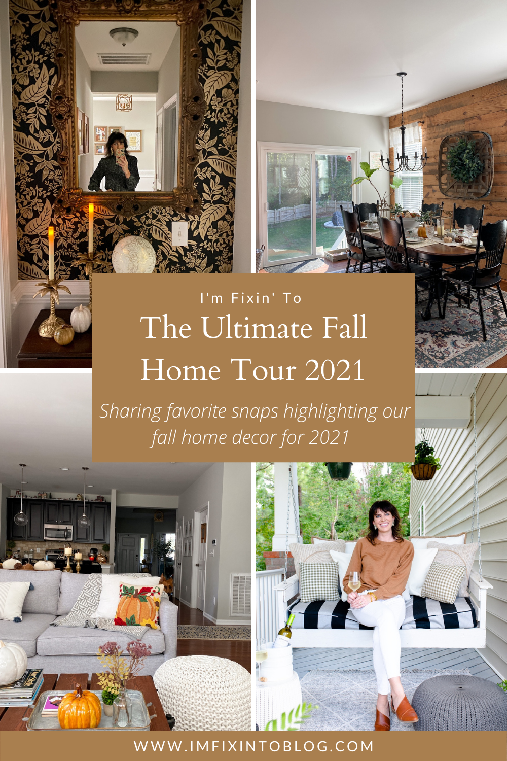 Fall Home Tour 2021 featured by top NC lifestyle blogger, I'm Fixin' To
