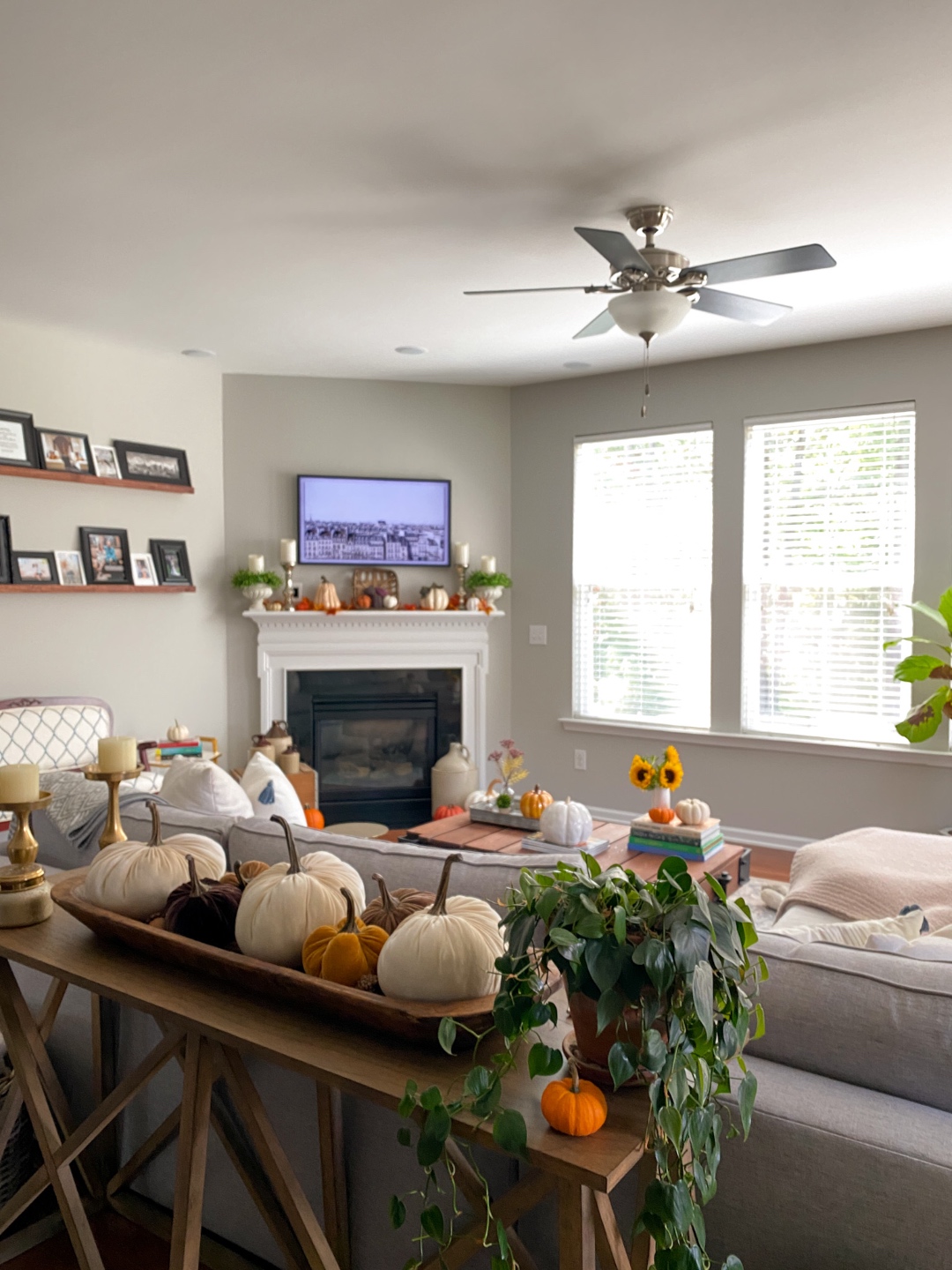 Fall Home Tour 2021 featured by top NC lifestyle blogger, I'm Fixin' To