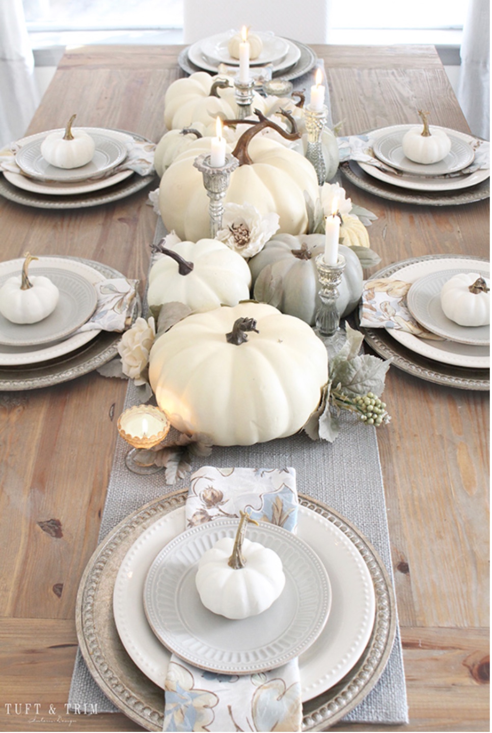 A Traditional Thanksgiving Tablescape with a Modern Feel featured by top NC lifestyle blogger, I'm Fixin' To