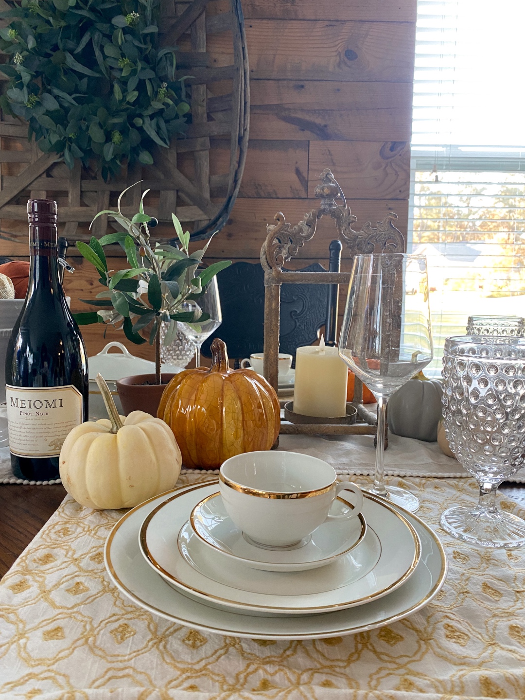A Traditional Thanksgiving Tablescape with a Modern Feel featured by top NC lifestyle blogger, I'm Fixin' To