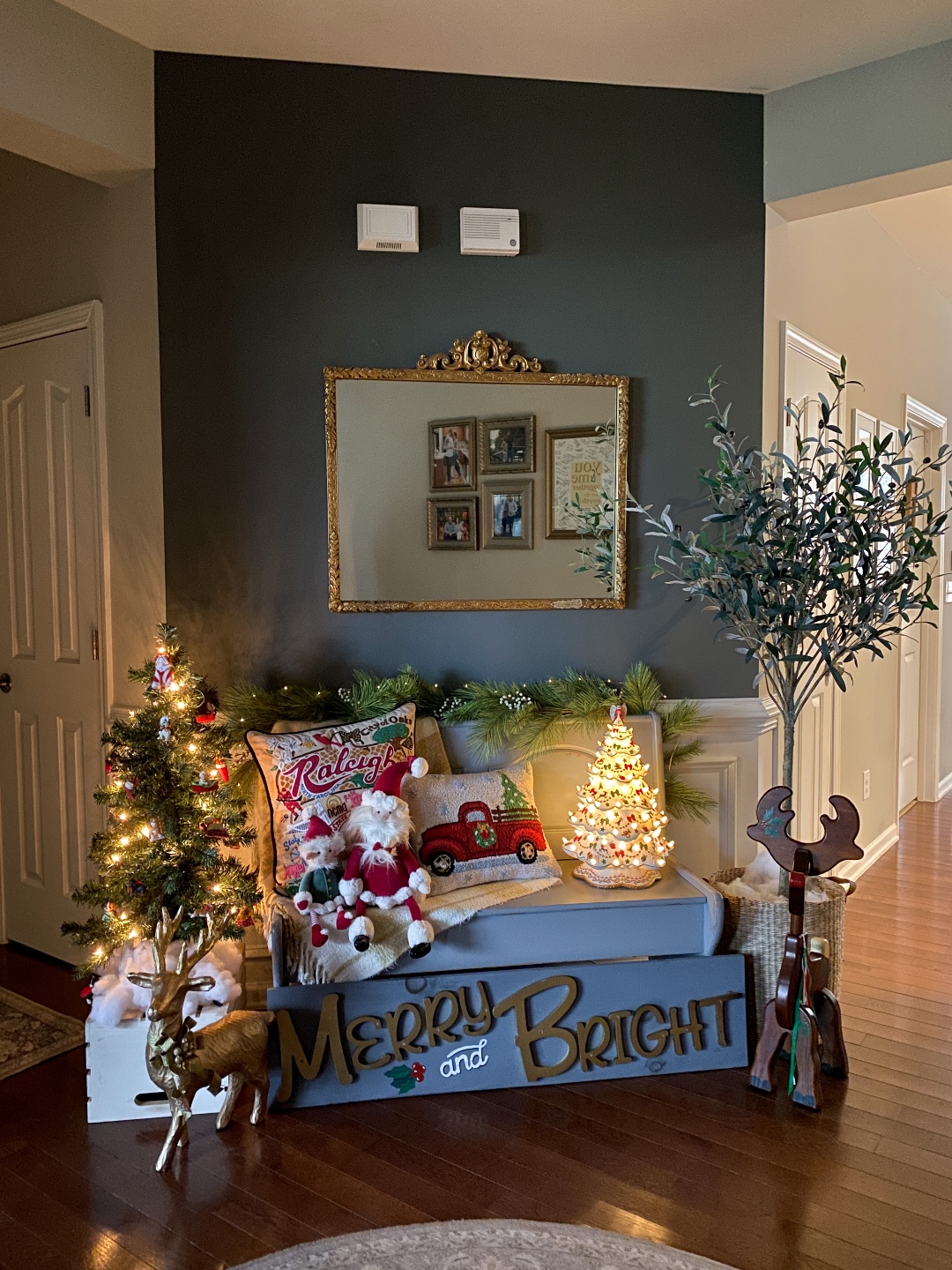 Holiday Home Tour 2021 by top NC lifestyle blogger, I'm Fixin' To