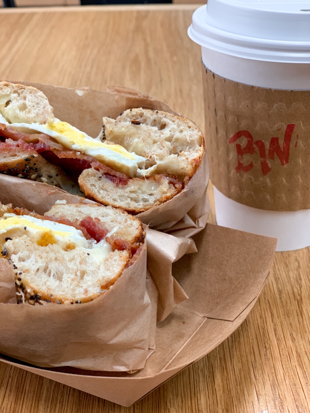 bagels and coffee
