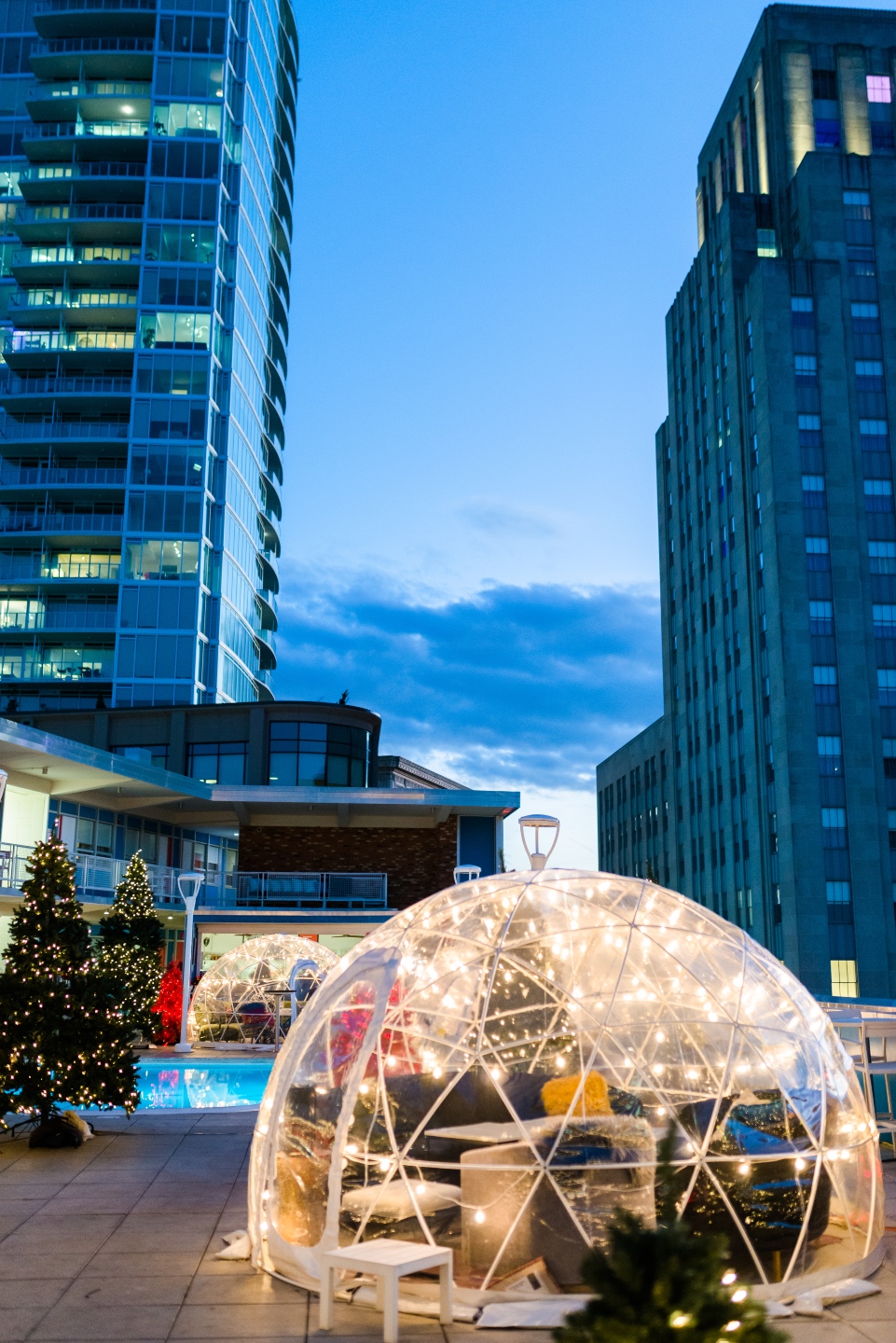 Winter Igloos at the Unscripted Hotel in Durham - I'm Fixin' To - @imfixintoblog